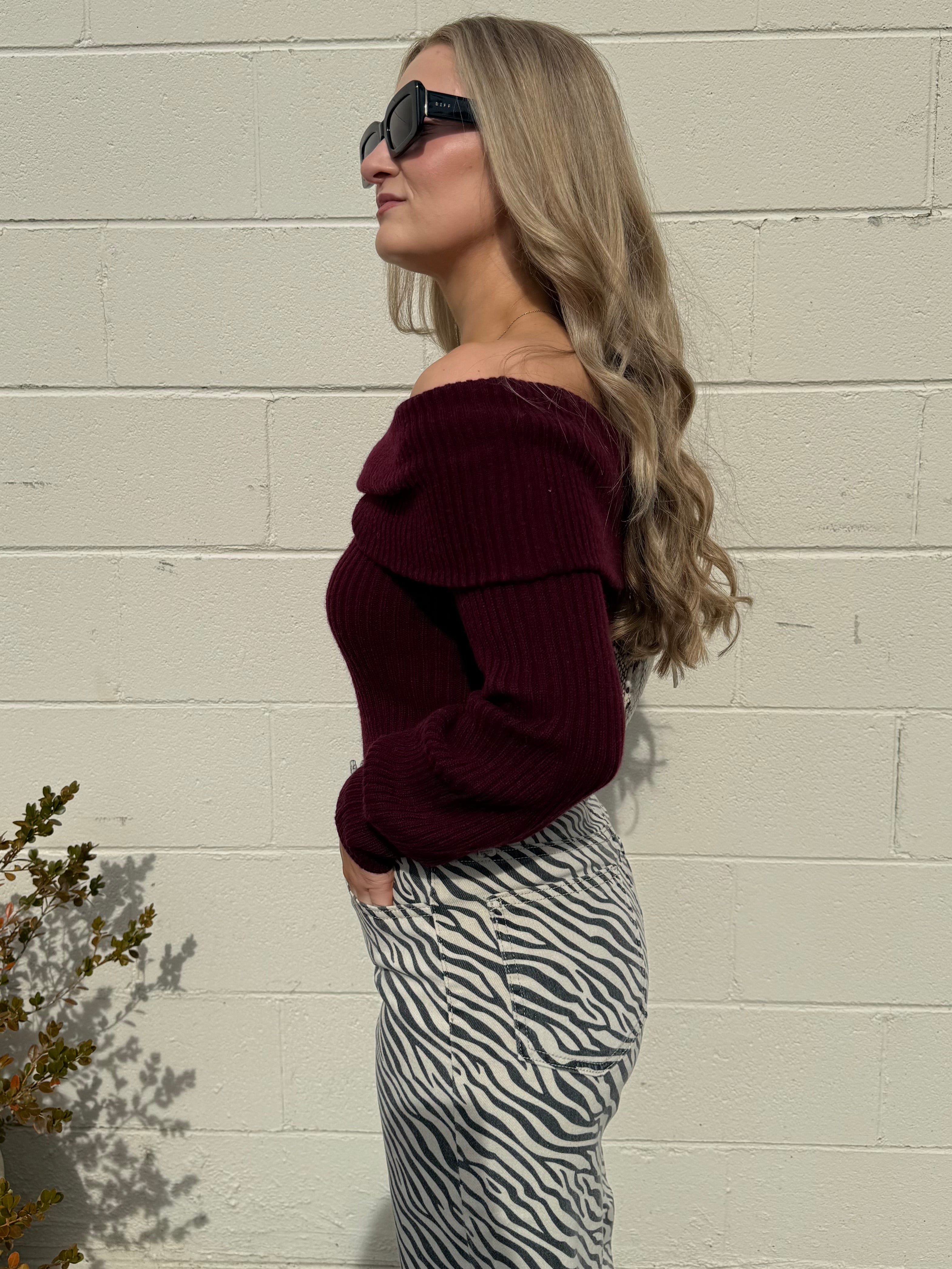 ASTR The Label | Tilde Twist Off Shoulder Sweater | Sweetest Stitch