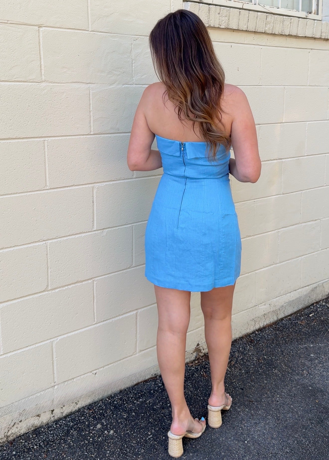 Nude Lucy | Lyra Linen Mini Dress | Sweetest Stitch Boutique Richmond