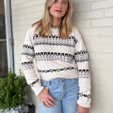 Z Supply | Perci Striped Sweater - Crystal | Sweetest Stitch Boutique