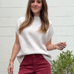 THML | Sage Mock Neck Sweater | Sweetest Stitch Boutique Richmond