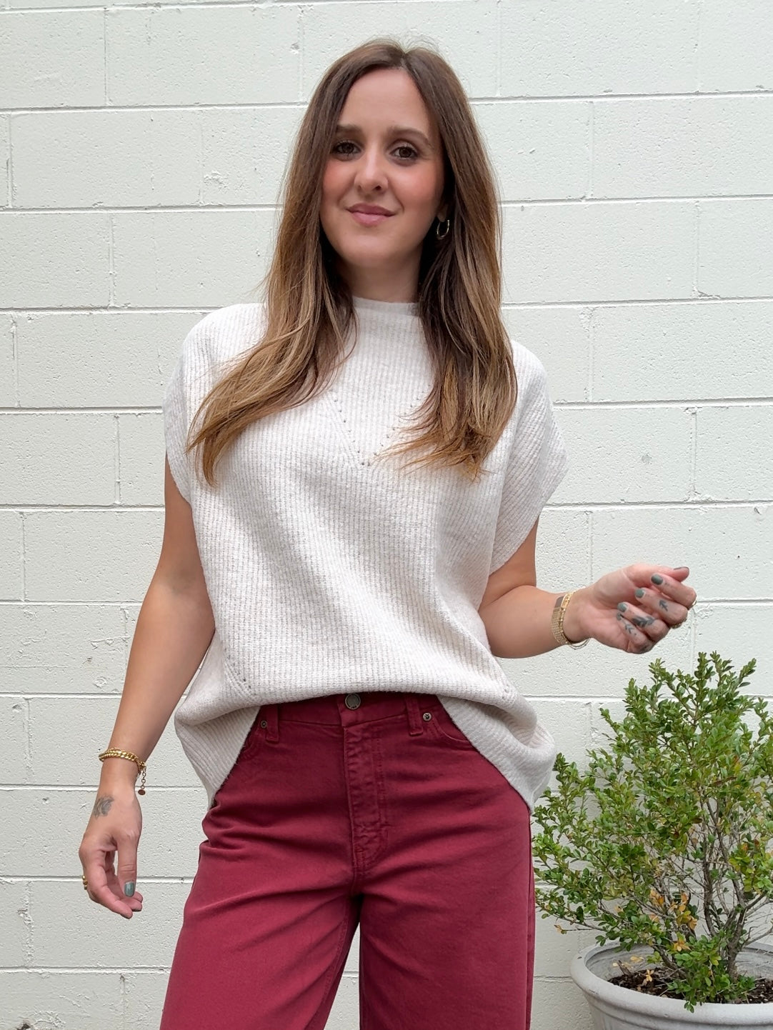 THML | Sage Mock Neck Sweater | Sweetest Stitch Boutique Richmond