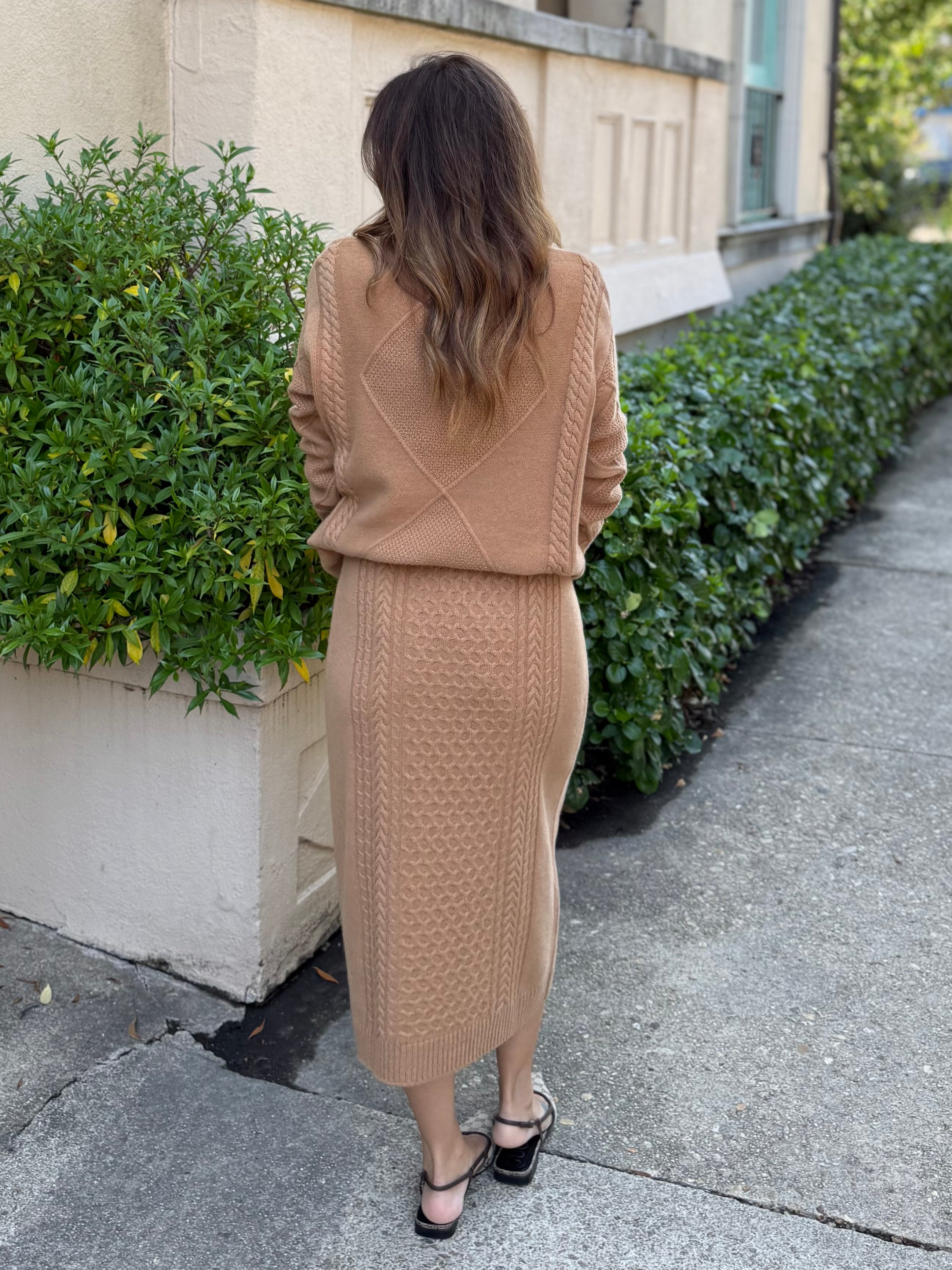 Current Air | Frances Knit Midi Skirt | Sweetest Stitch Boutique