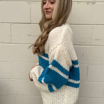 Blue Blush | Amanda Striped Sweater | Sweetest Stitch Boutique