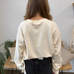 Entro | Tracie Tie Hem Sweatshirt | Sweetest Stitch Boutique Richmond