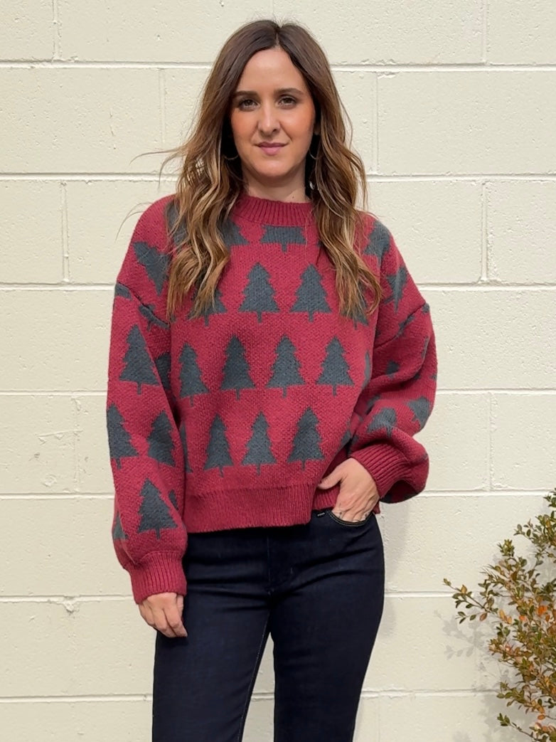 Le Lis | Violeta Tree Sweater | Sweetest Stitch Boutique Richmond