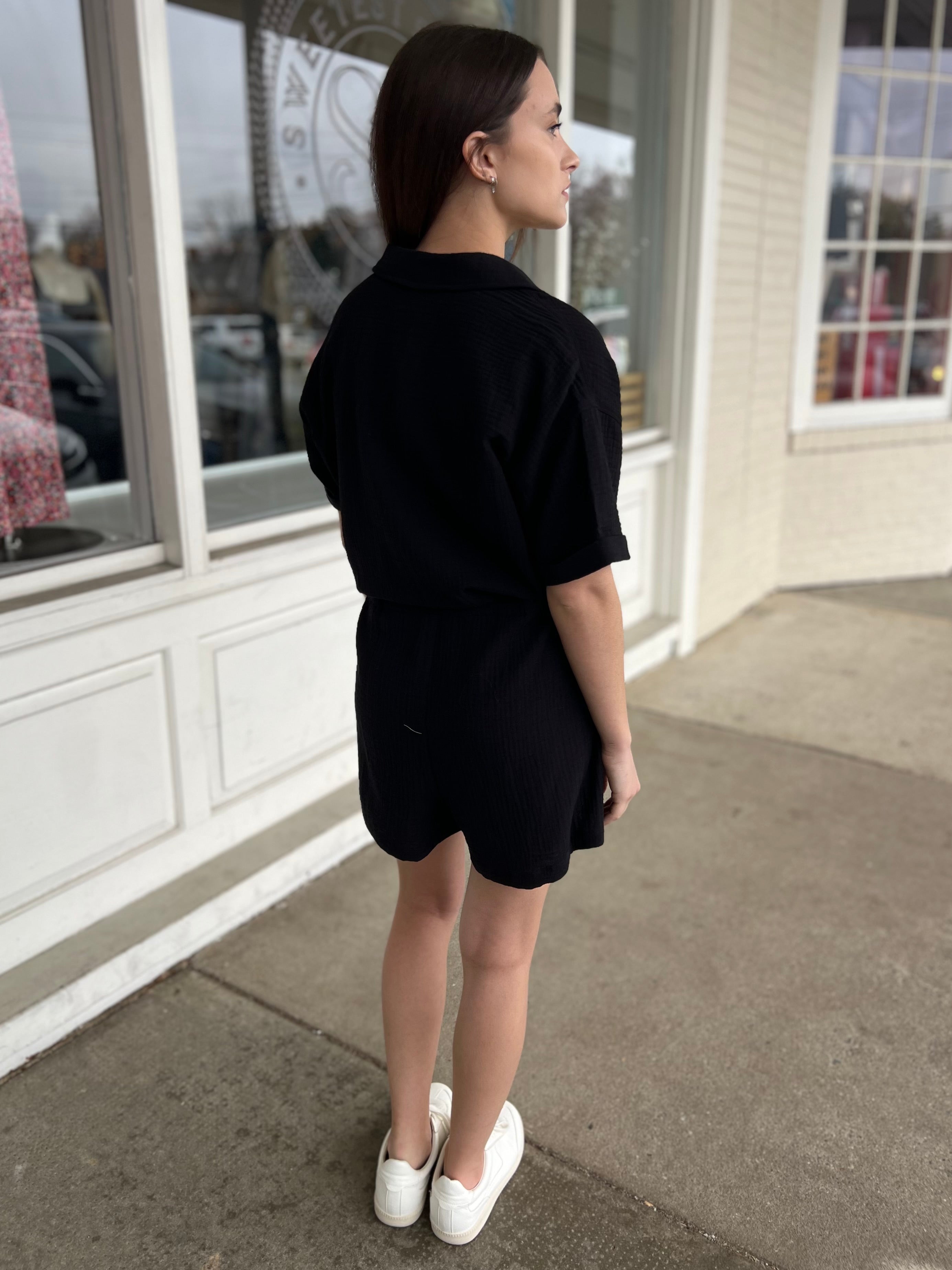 Z Supply | Lookout Short Sleeve Gauze Romper | Sweetest Stitch