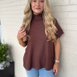 Entro | Noelle Mock Neck Top | Sweetest Stitch Boutique Richmond