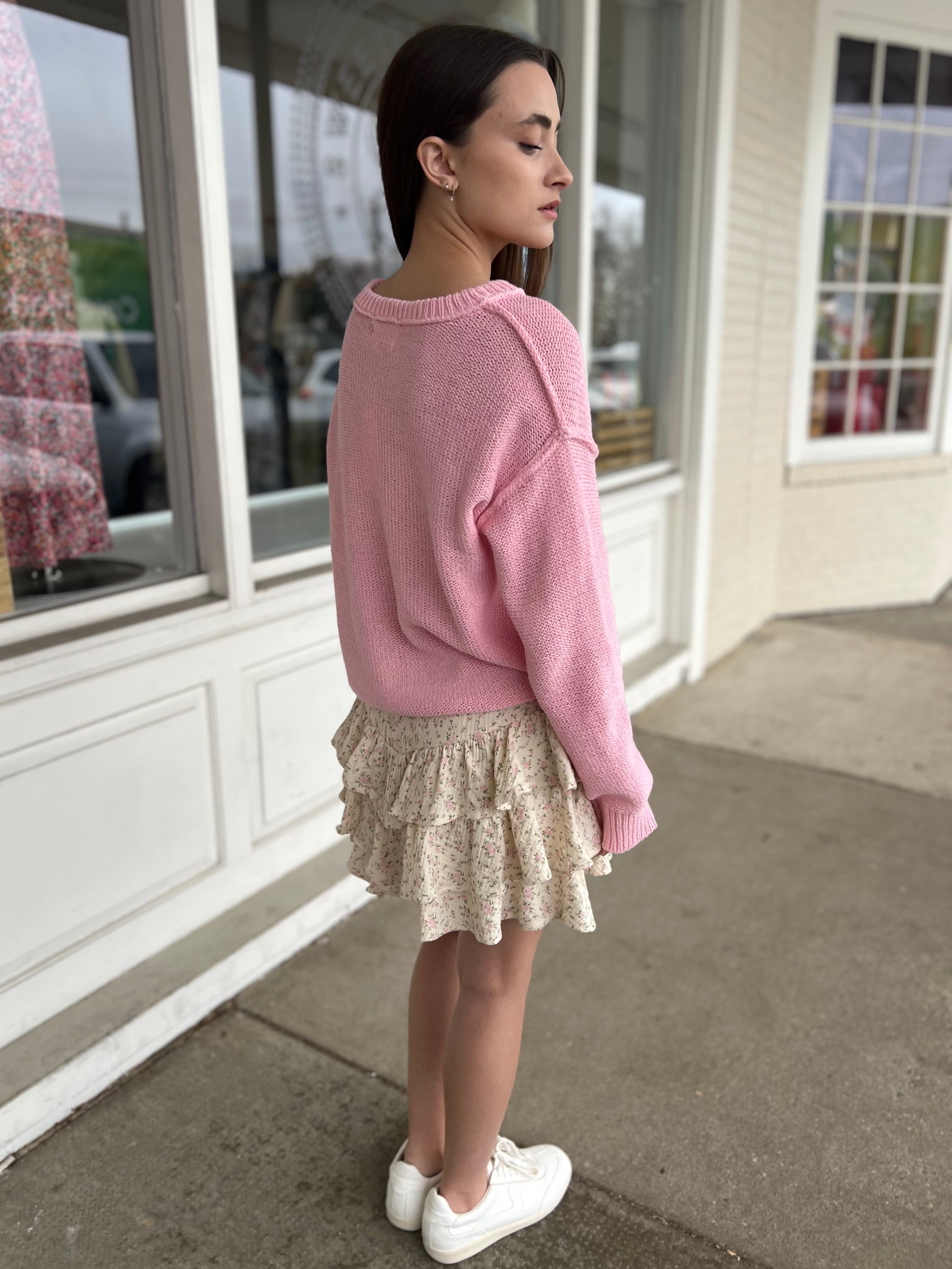 Idem Ditto | Lily Ruffle Floral Mini Skirt | Sweetest Stitch
