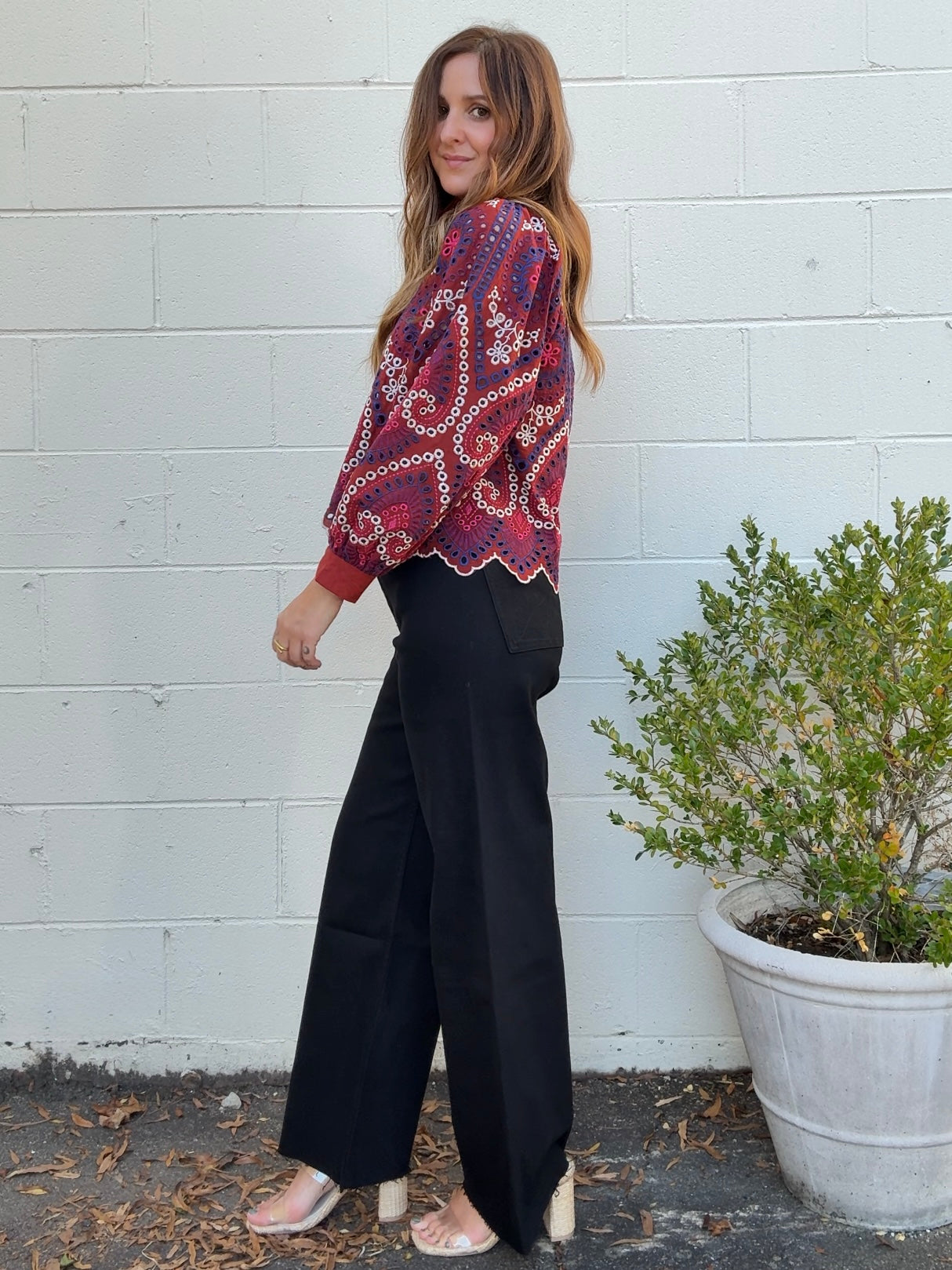 Miou Muse | Rosemary Wide Leg Pants - Black | Sweetest Stitch