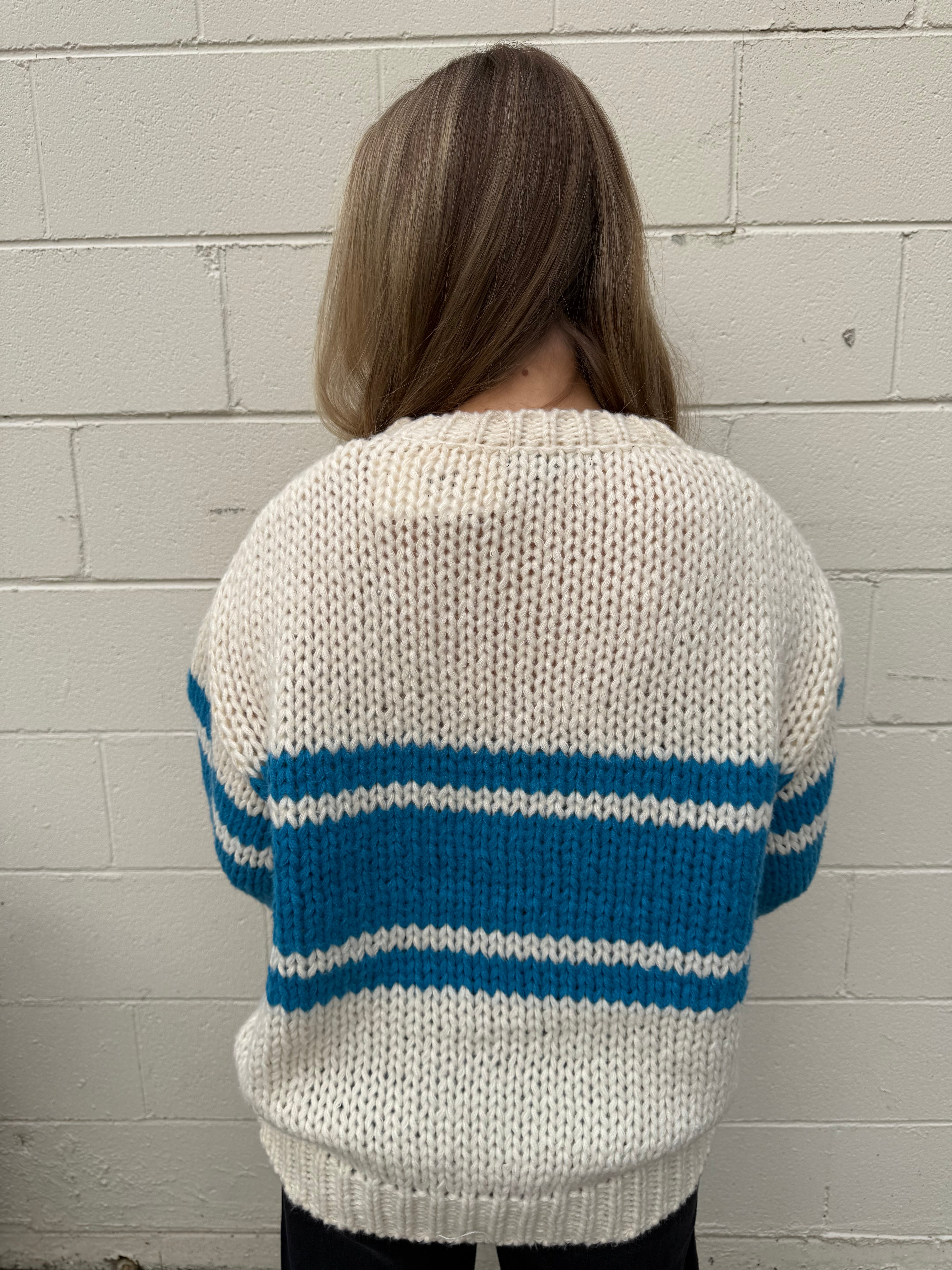 Blue Blush | Amanda Striped Sweater | Sweetest Stitch Boutique