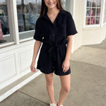 Z Supply | Lookout Short Sleeve Gauze Romper | Sweetest Stitch