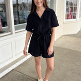 Z Supply | Lookout Short Sleeve Gauze Romper | Sweetest Stitch