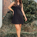 Z Supply | Solace Button Front Mini Dress | Sweetest Stitch Boutique