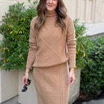 Current Air | Lana Mock Neck Sweater | Sweetest Stitch Boutique