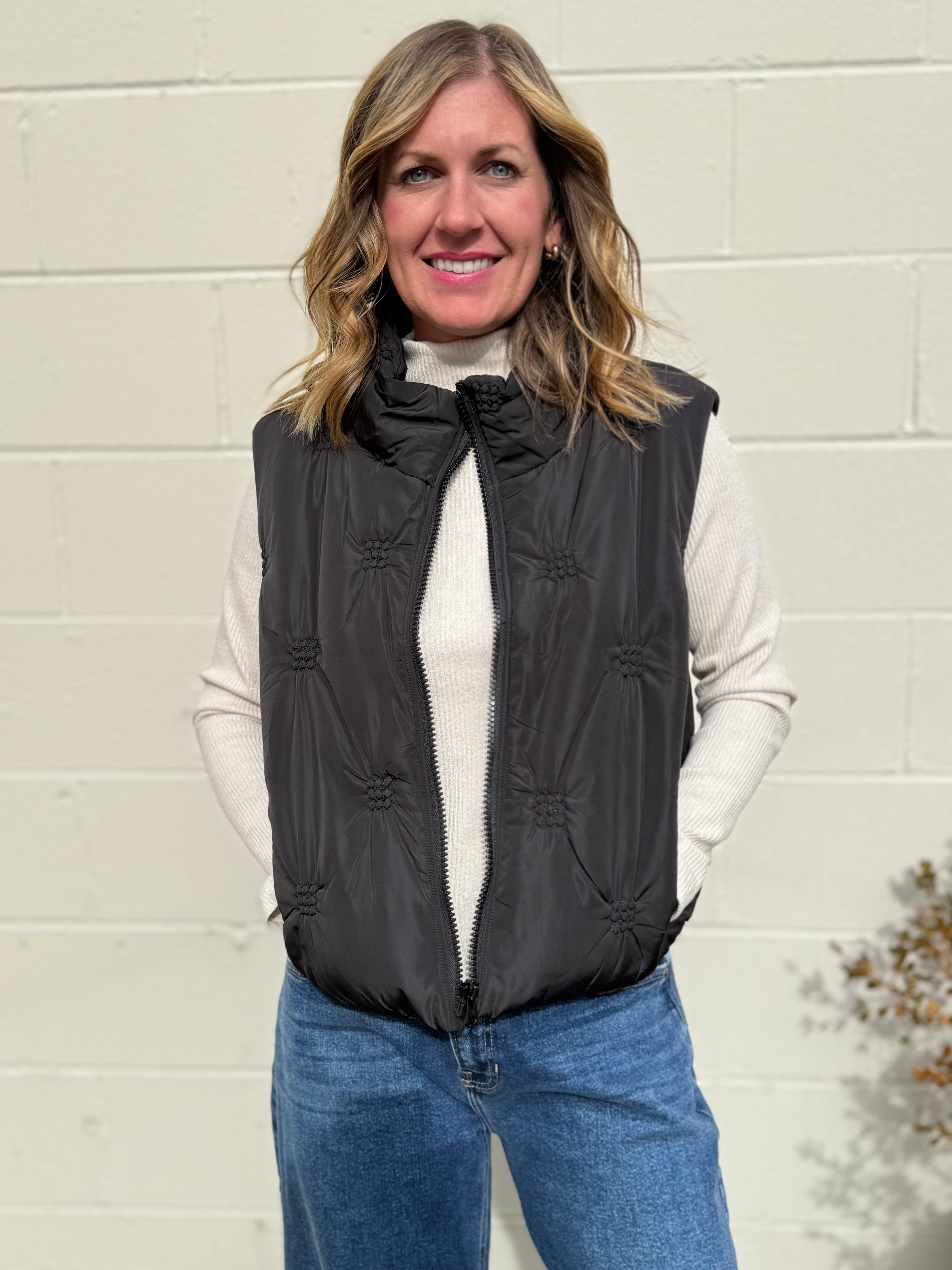 Entro | Millie Puffer Vest | Sweetest Stitch Boutique Richmond