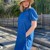 Current Air | Kennedy Denim Mini Dress | Sweetest Stitch