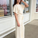 Miou Muse | Morgan Fuzzy Wide Leg Knit Pants | Sweetest Stitch