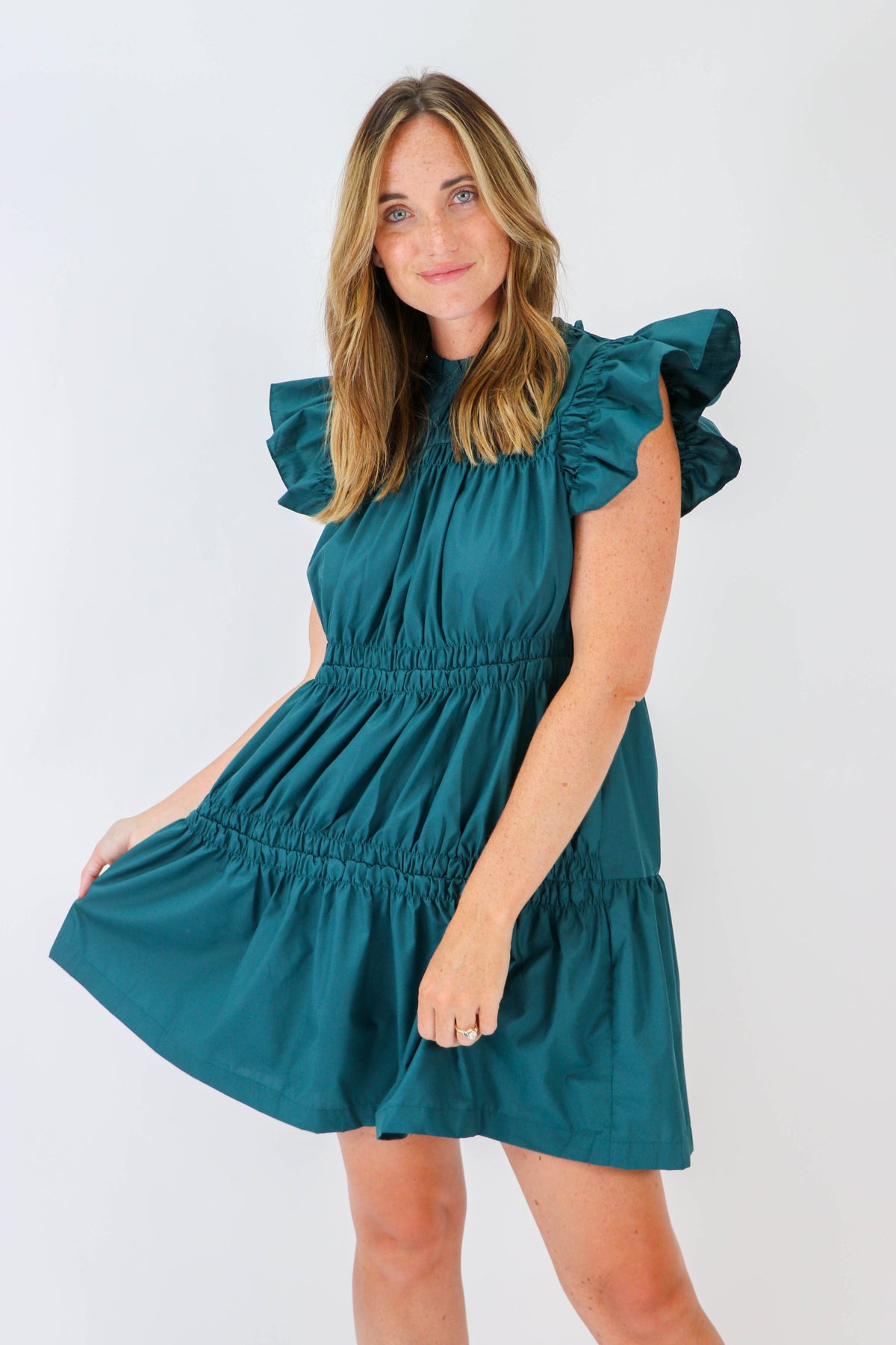 Entro | Tiered Mini Dress | Sweetest Stitch Online Women&#39;s Boutique