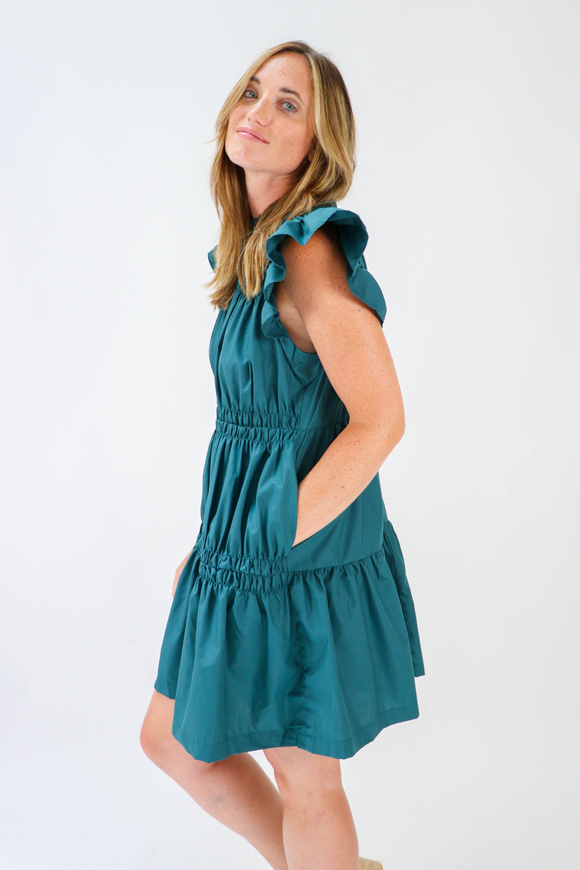 Entro | Tiered Mini Dress | Sweetest Stitch Online Women's Boutique