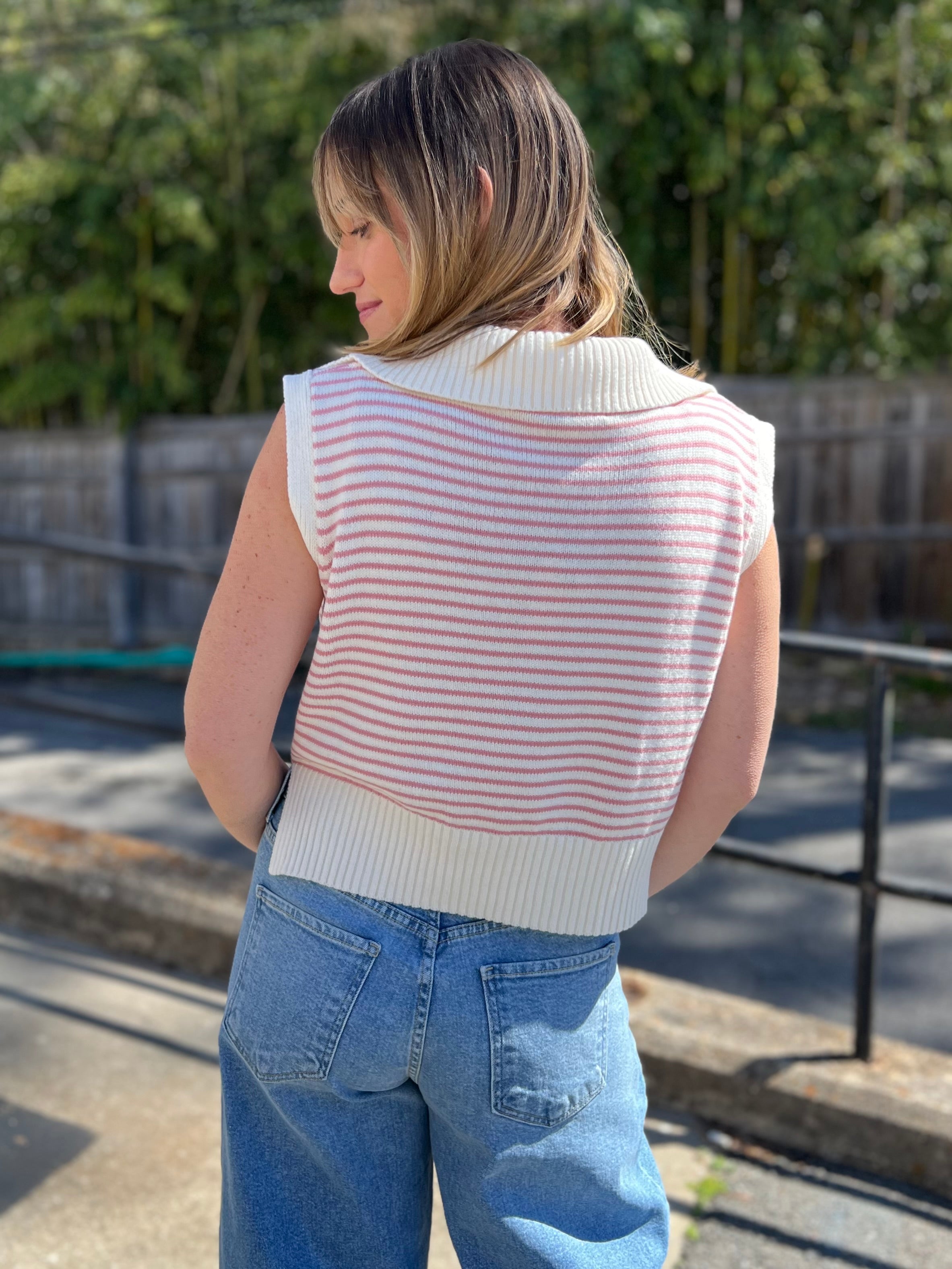 Miou Muse | Free Falling Striped Top | Sweetest Stitch