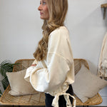 Entro | Tracie Tie Hem Sweatshirt | Sweetest Stitch Boutique Richmond