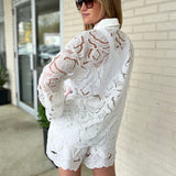 Miou Muse | Victoria Eyelet Shirt | Sweetest Stitch