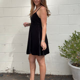 ASTR The Label | Dauphine Velvet Mini Skater Dress | Sweetest Stitch