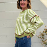 Entro | Joanna Striped Sweater | Sweetest Stitch Boutique Richmond VA