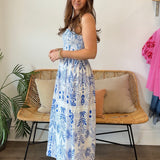 Z Supply | Nadine Smocked Sleeveless Maxi Dress | Sweetest Stitch