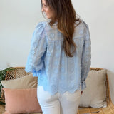 Entro | Mallory Floral Long Sleeve Top | Sweetest Stitch Boutique RVA