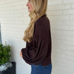 Entro | Audrey Balloon Sleeve Top | Sweetest Stitch Boutique
