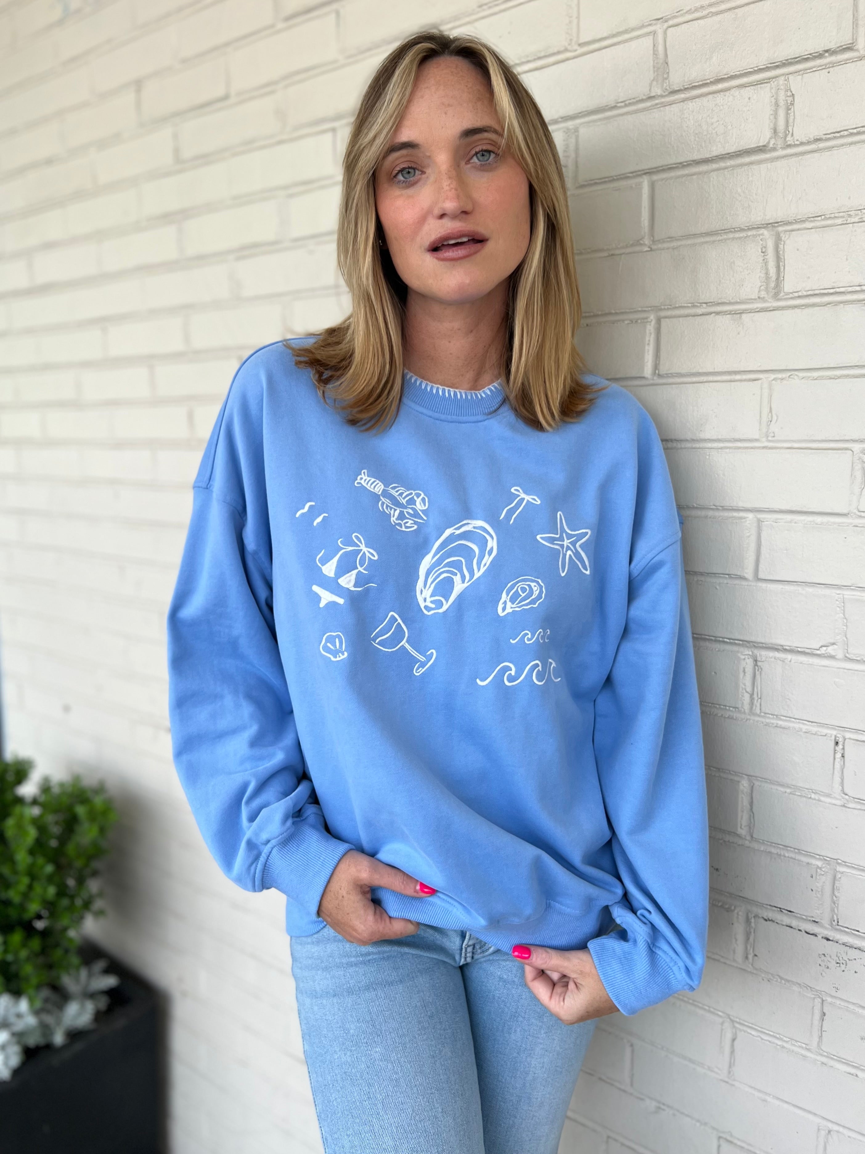 Le Lis | Coastal Sweatshirt | Sweetest Stitch