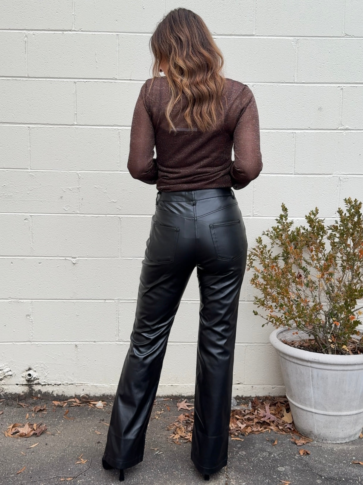 Crescent | The Fallout Faux Leather Pants | Sweetest Stitch Boutique