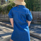 Current Air | Kennedy Denim Mini Dress | Sweetest Stitch