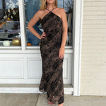 [ASTR The Label] Briotte Velvet Burnout Maxi Dress | Sweetest Stitch