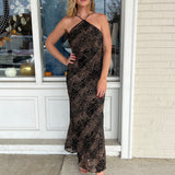 [ASTR The Label] Briotte Velvet Burnout Maxi Dress | Sweetest Stitch