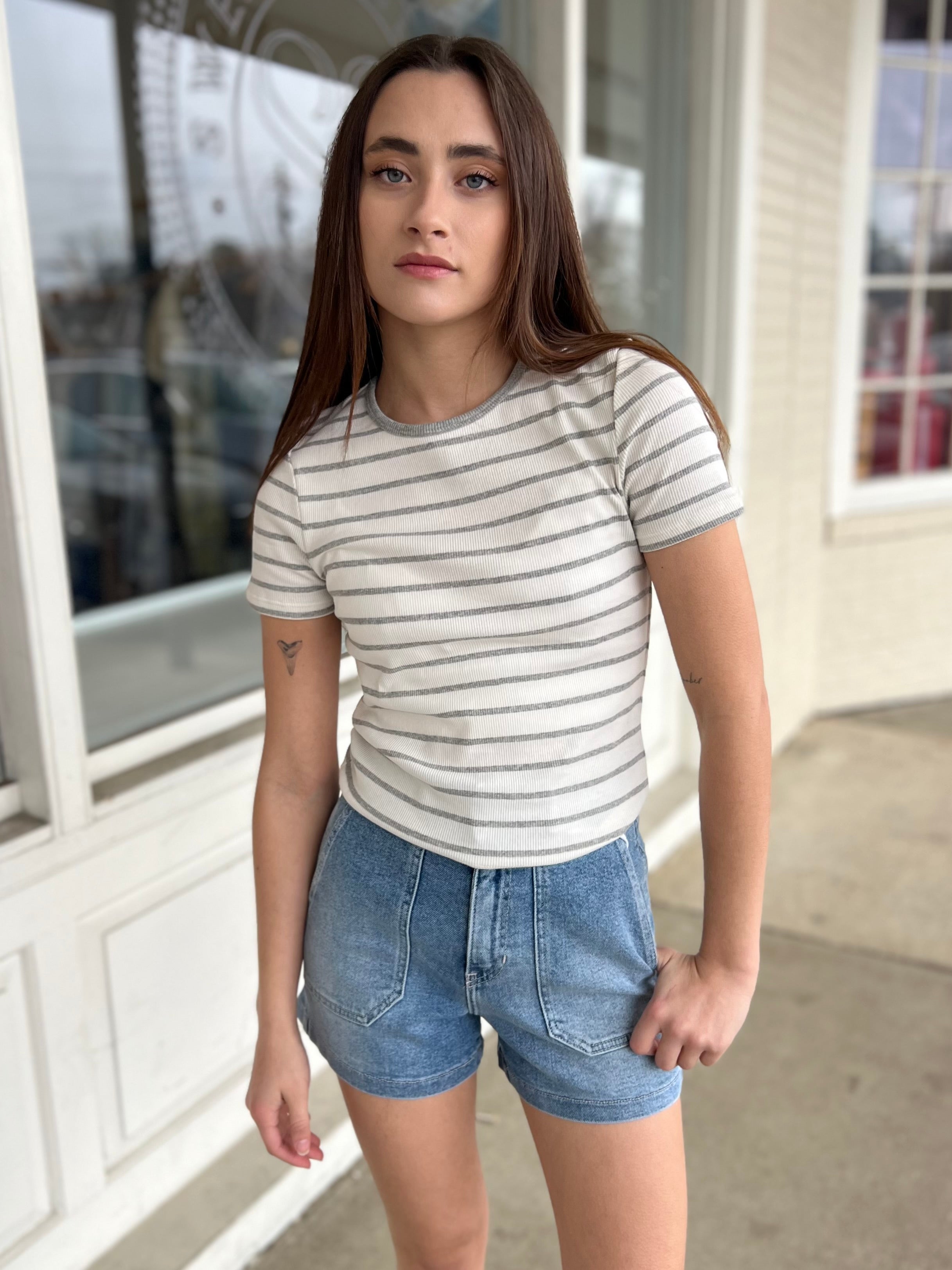 Z Supply | Saxton Striped Tee | Sweetest Stitch Boutique