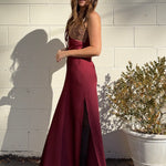 Dress Forum | Aitana Satin Maxi Dress | Sweetest Stitch Boutique