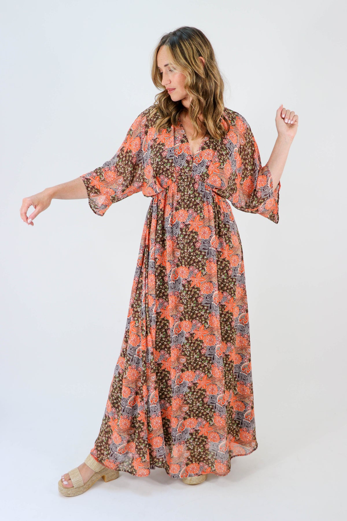 Entro Flowy Maxi Dress | Sweetest Stitch Online Boutique for Women