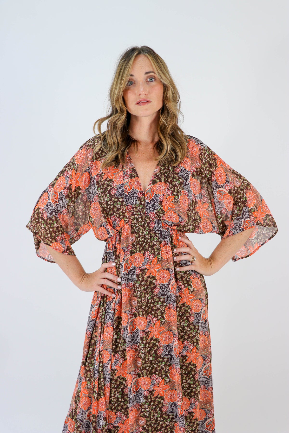 Entro Flowy Maxi Dress | Sweetest Stitch Online Boutique for Women