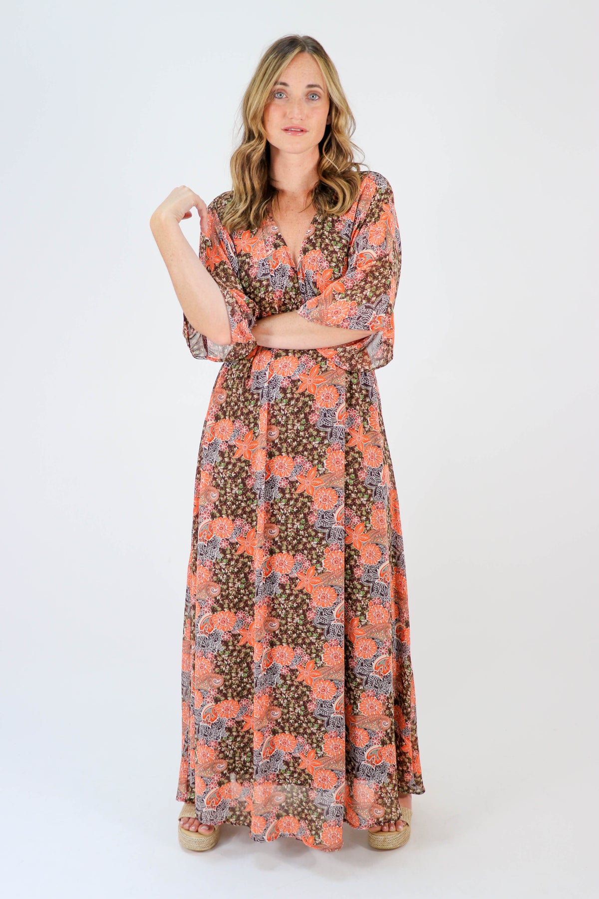 Entro Flowy Maxi Dress | Sweetest Stitch Online Boutique for Women