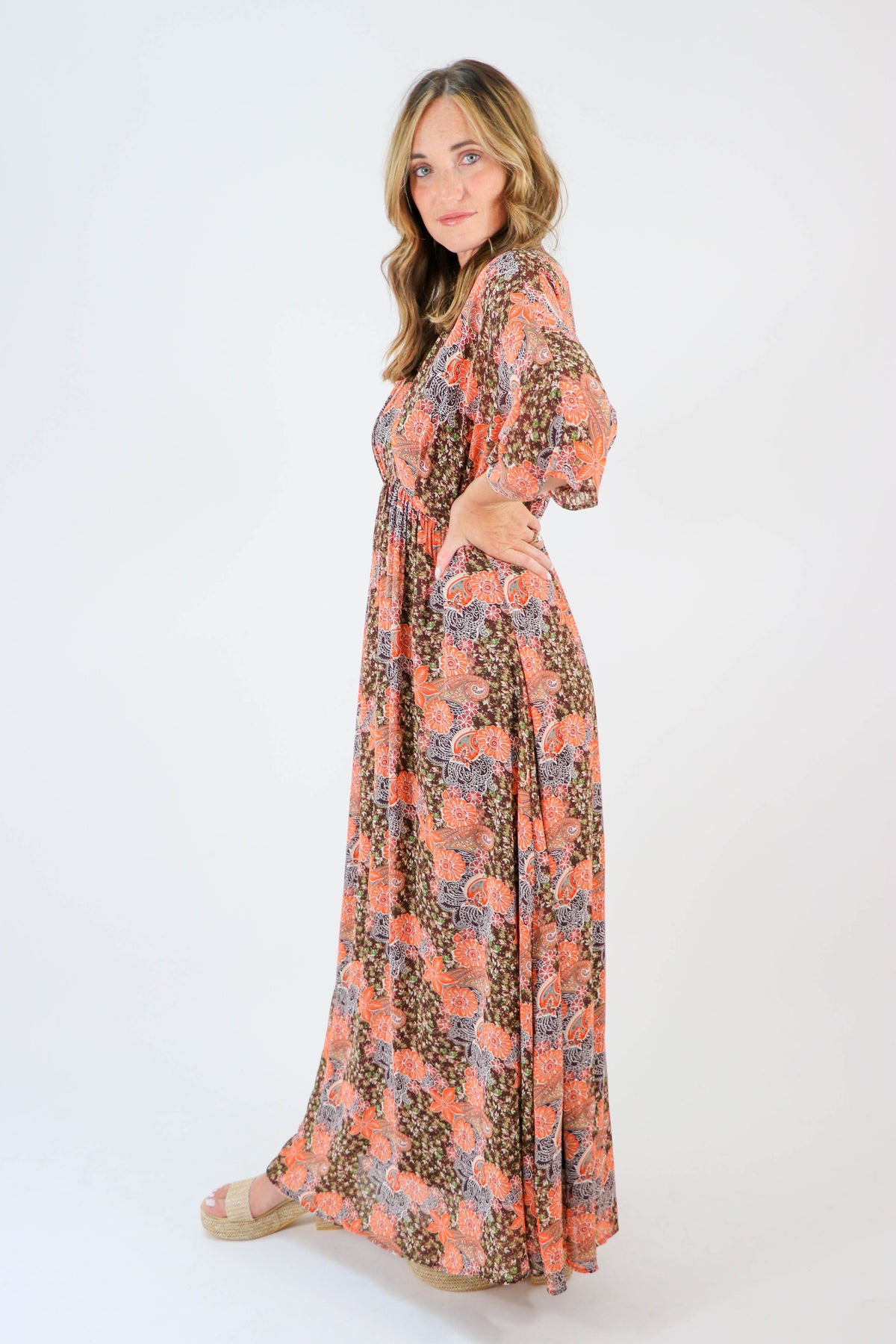 Entro Flowy Maxi Dress | Sweetest Stitch Online Boutique for Women