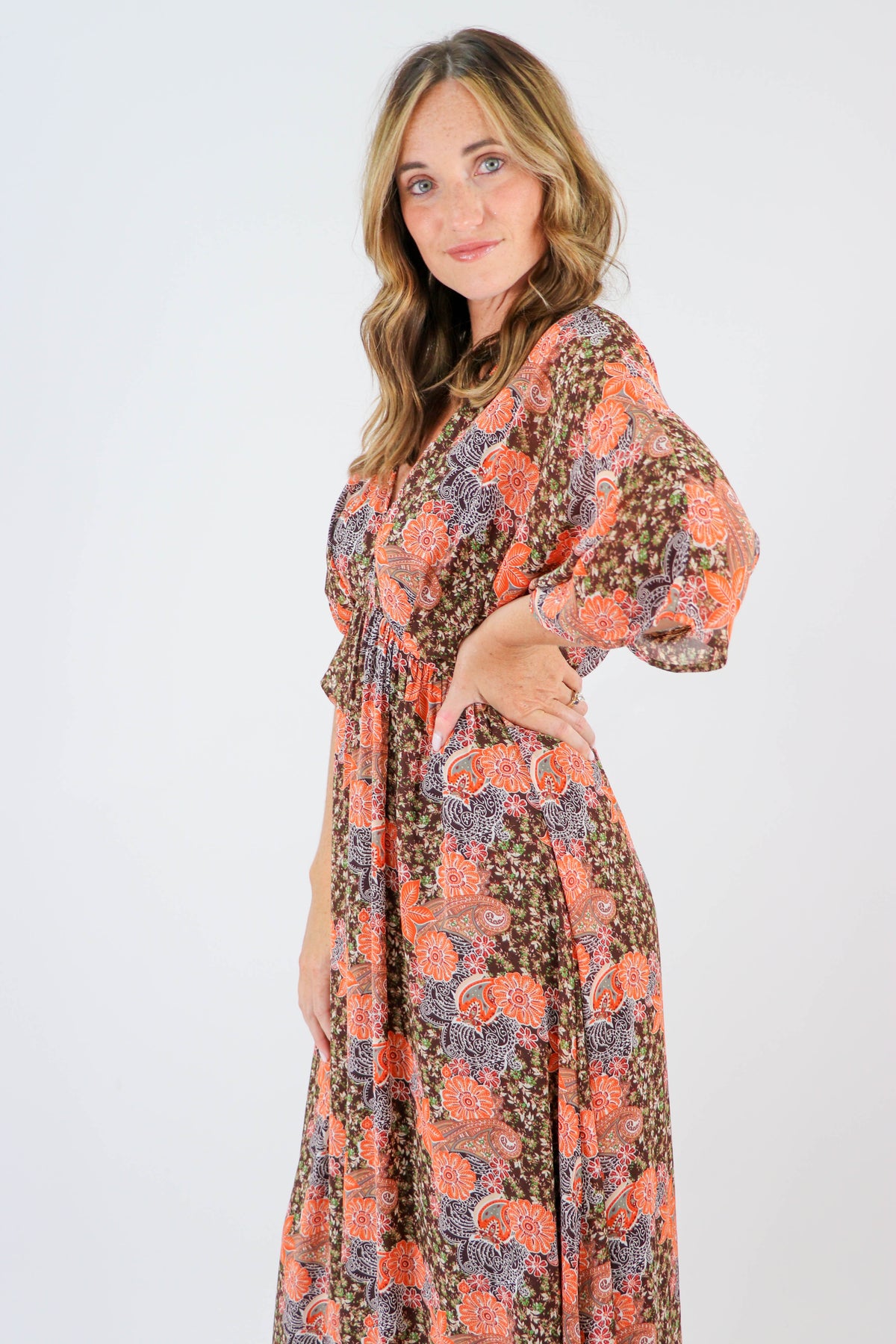 Entro Flowy Maxi Dress | Sweetest Stitch Online Boutique for Women