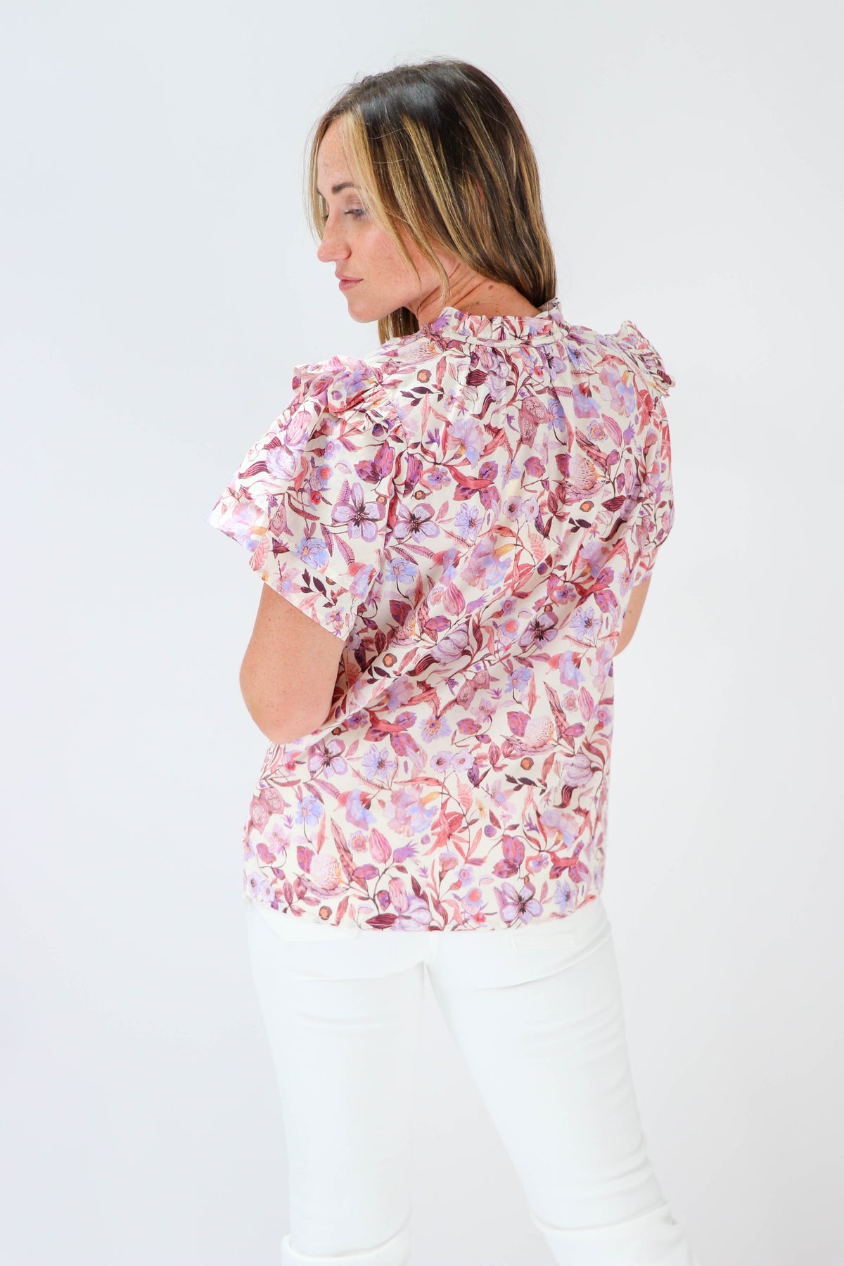 Entro | Floral Print Top | Sweetest Stitch Online Boutique for Women