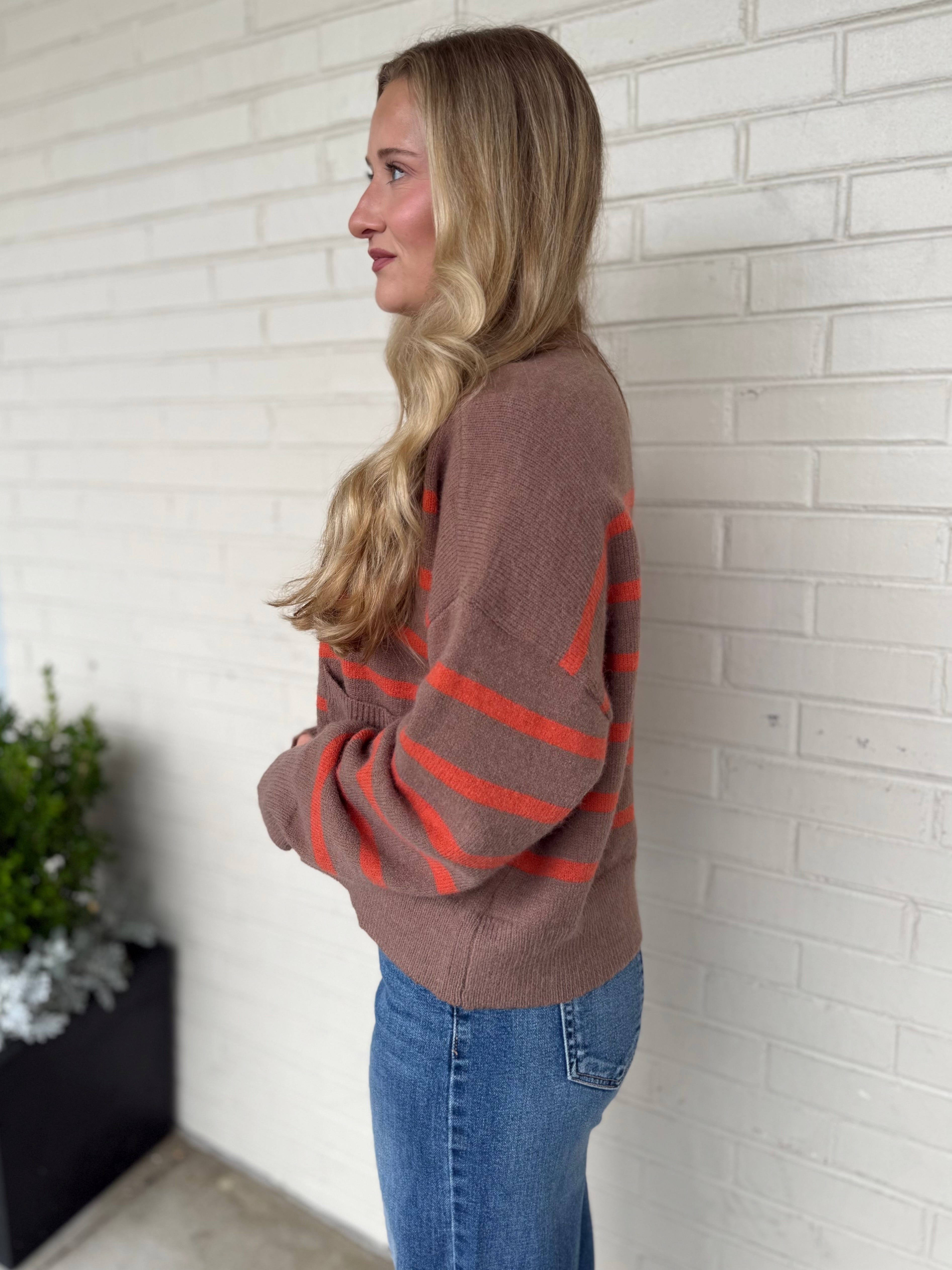 Aaron & Amber | Barbara Striped Cardigan | Sweetest Stitch Boutique
