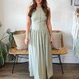 Moon River | Marleigh Sleeveless Midi Dress | Sweetest Stitch Boutique