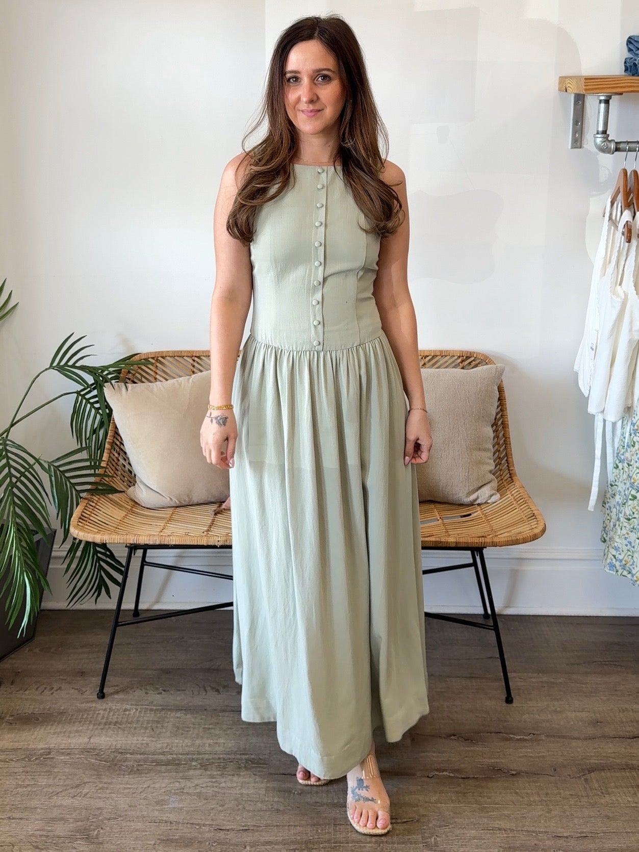Moon River | Marleigh Sleeveless Midi Dress | Sweetest Stitch Boutique