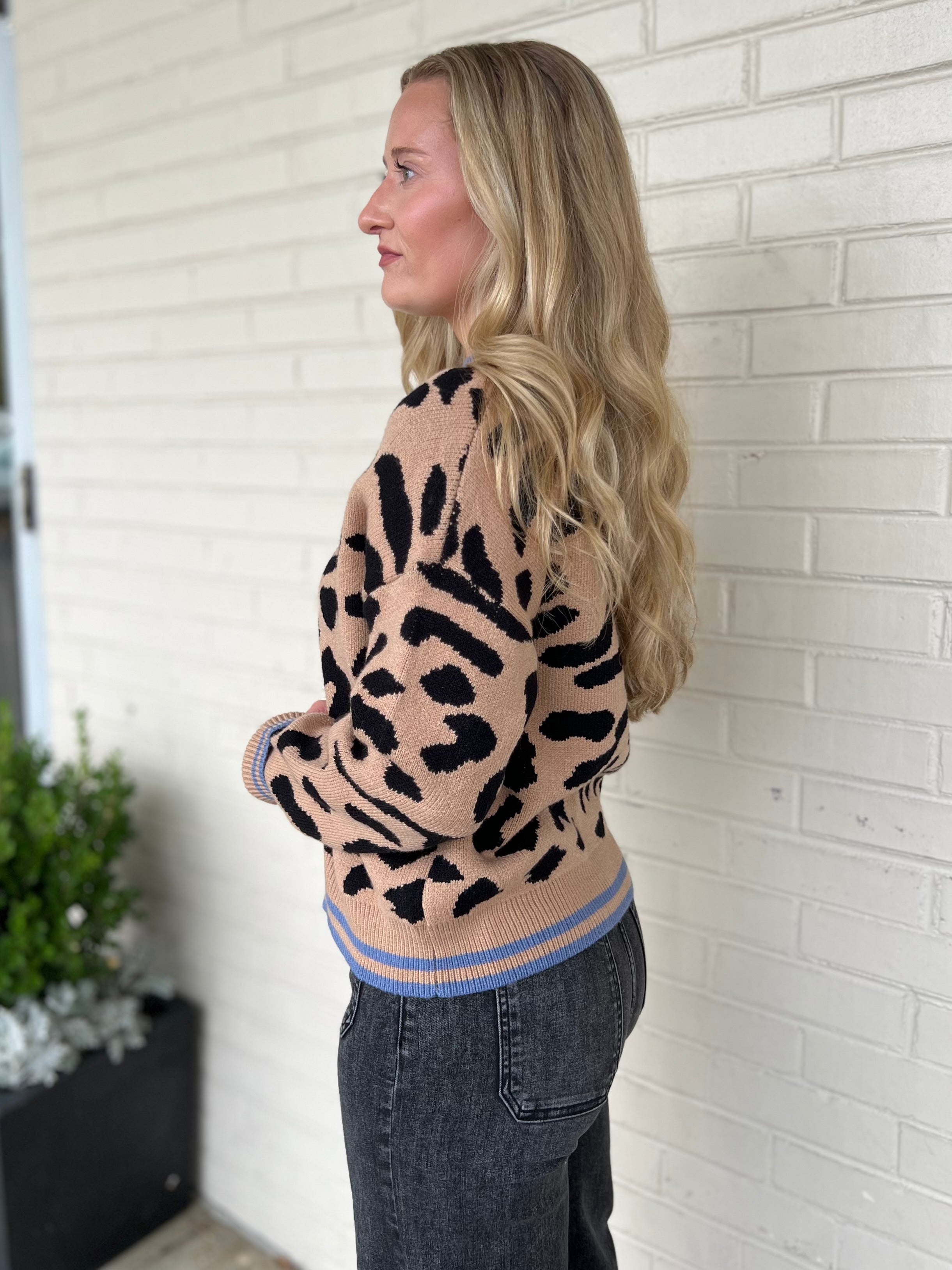 THML | Emmy Leopard Sweater | Sweetest Stitch