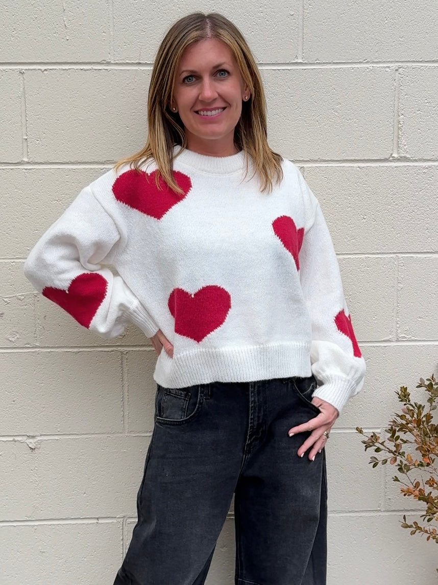 Le Lis | Sweetheart Sweater | Sweetest Stitch Boutique Richmond