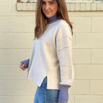 Entro | Clara Mock Neck Sweater | Sweetest Stitch Boutique Richmond